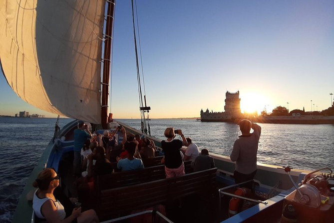 2-Hour Lisbon Traditional Boats Sunset Cruise with White Wine - The traditional boat makes the difference