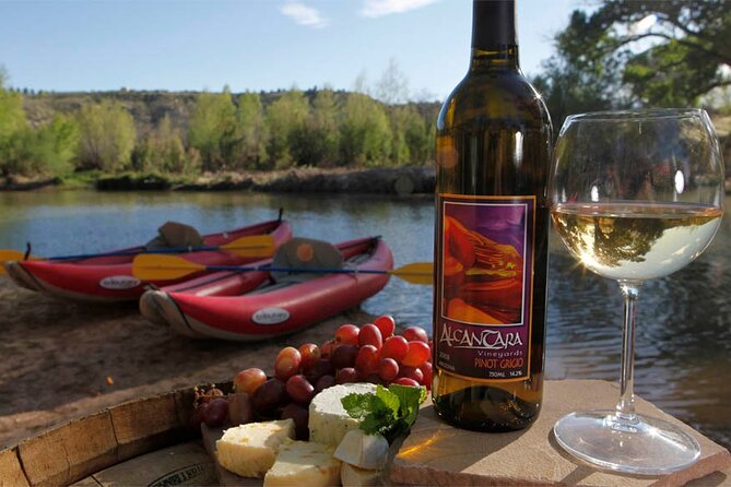 2 Hours Water to Wine Kayak Trip from Cottonwood - A river trip that ends at a Tuscan farmhouse