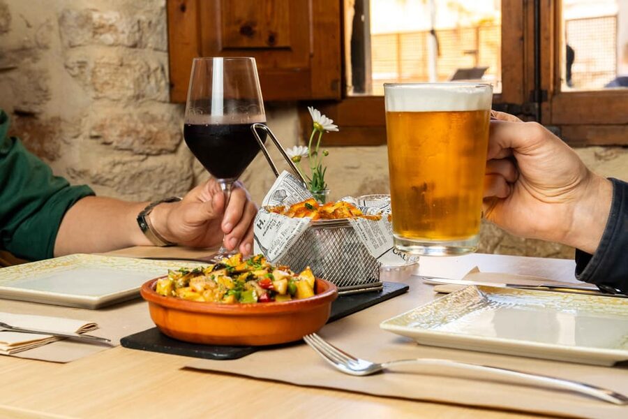 Alcudia: Self-Guided Gourmet Tapas and Wine Tour - Four tapas stops through Alcudia Old Town
