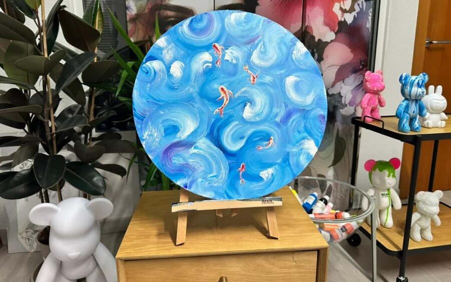 Alicante: Fluid Art-Therapy Workshop&Wine - Is $34 a fair price?