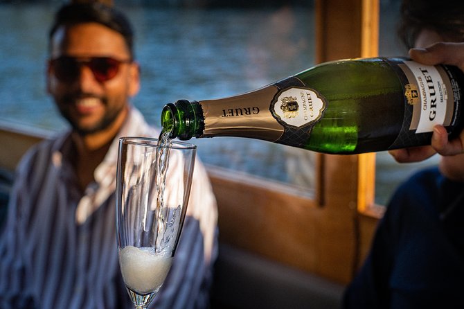 Amsterdam Champagne Private Canal Cruise - The Magere Brug and the pleasure of passing by