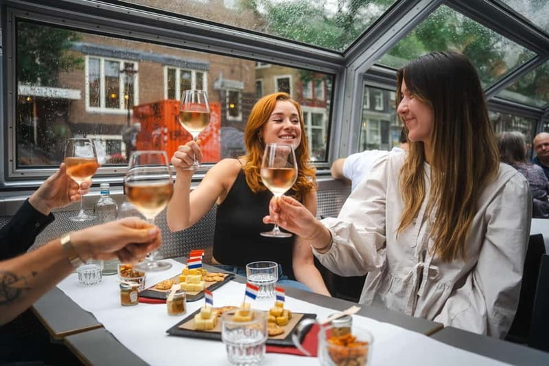 Amsterdam: Cozy Cheese & Wine Cruise Tasting Experience - Dutch Cheese, Salty Snacks, and the Drink Service