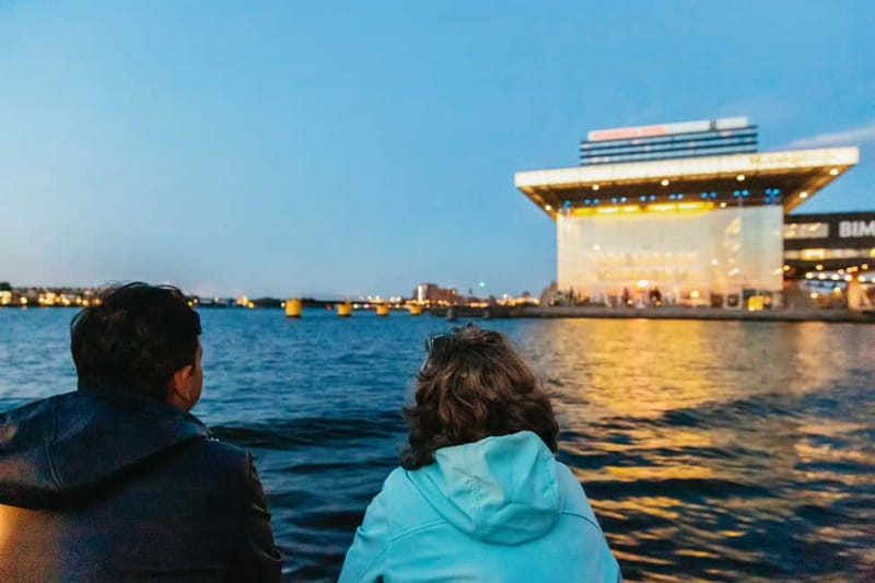 Amsterdam: Evening Cruise with Optional Wine and Snacks - Herenmarkt, Haarlemmersluis, and the old warehouse district