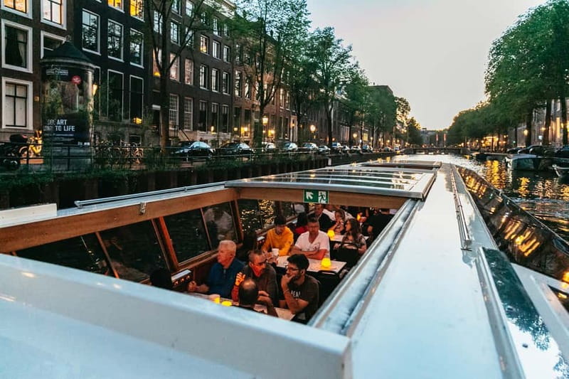 Amsterdam: Evening Cruise with Optional Wine and Snacks - The Maritime Museum and the Amstel bridges