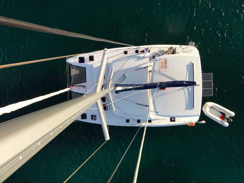 Athens: Catamaran Cruise with Fresh Lunch and Wine - Fresh Greek lunch served on deck