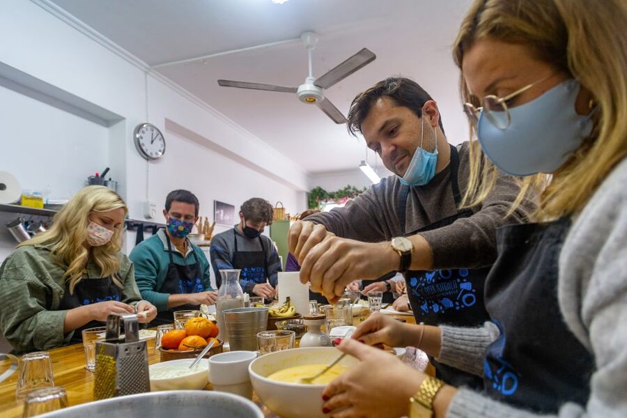 Athens: Food Market Visit and Cooking Class with Wine - Morning or afternoon class?