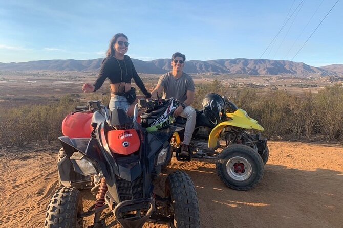 ATV Off-Road Adventure through Valle de Guadalupe + Winery Visit - Riding from Lago Valle into Baja wine country