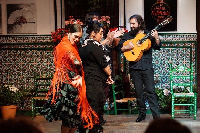 Authentic Flamenco Show with Tapas & Wine Guided Tour - First stop: vermouth, Iberian ham, and Spanish snacks