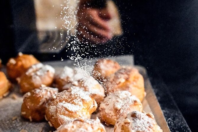 Authentic Parisian Gourmet Food Tour with 10 Local Dishes & Wines - Montmartre: food among windmills, steps, and village streets