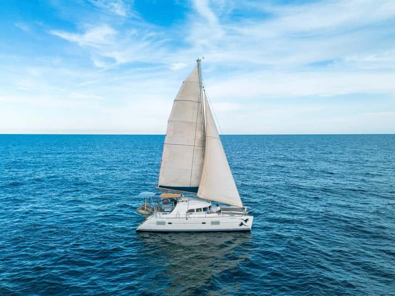 Barcelona: Catamaran Cruise w/ Sailing, Wine, & Tapa - The final 30 minutes: wine, tapas, and the ride back
