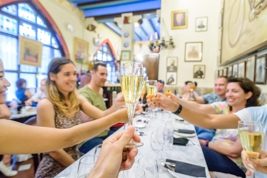 Barcelona eBike Tour with Wine and Tapas Experience - Starting in the Old City with a short safety briefing