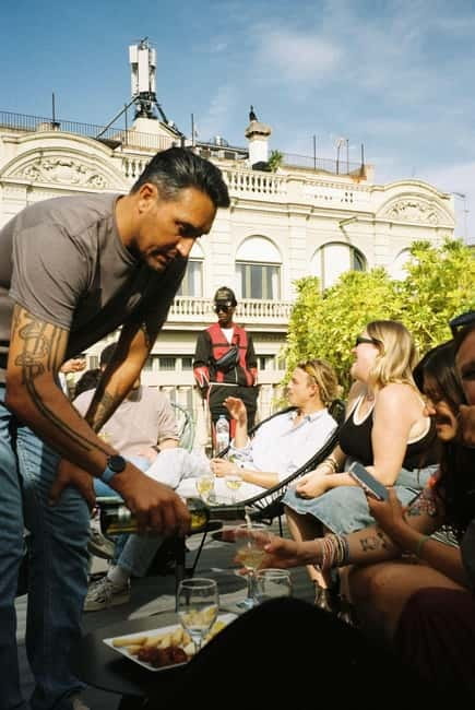 Barcelona: Fun & Unpretentious Rooftop Wine Tasting - The rooftop setting in central Barcelona