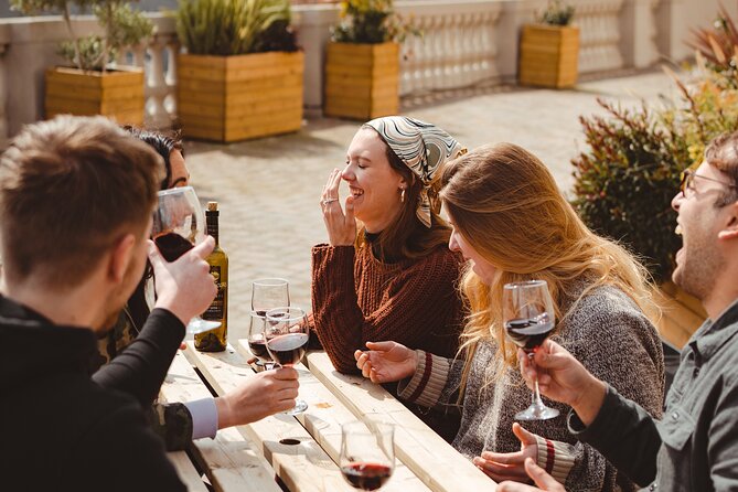 Barcelona: Guided Rooftop Wine Tasting – Enjoy 6 Spanish Wines - Snacks are useful, but do not call them dinner
