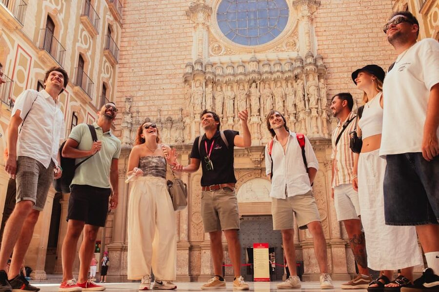 Barcelona: Montserrat with Winery, Lunch, and Train Options - Entering Montserrat Monastery and the Basilica