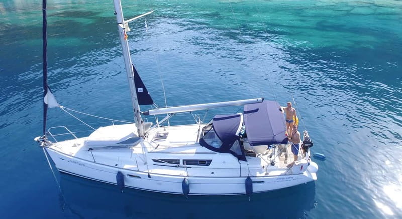 Barcelona: Sunset Boat Trip with Cava Wine and Snacks - Swimming in the Mediterranean