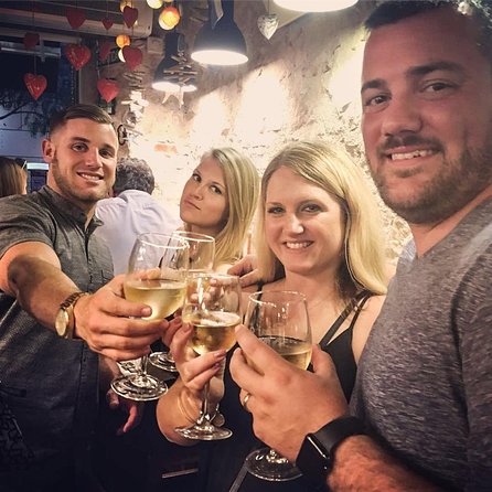 Barcelona Tapas & Wine Private Tour in Traditional Taverns - Stop one: croquettes and creative pintxos on Blai
