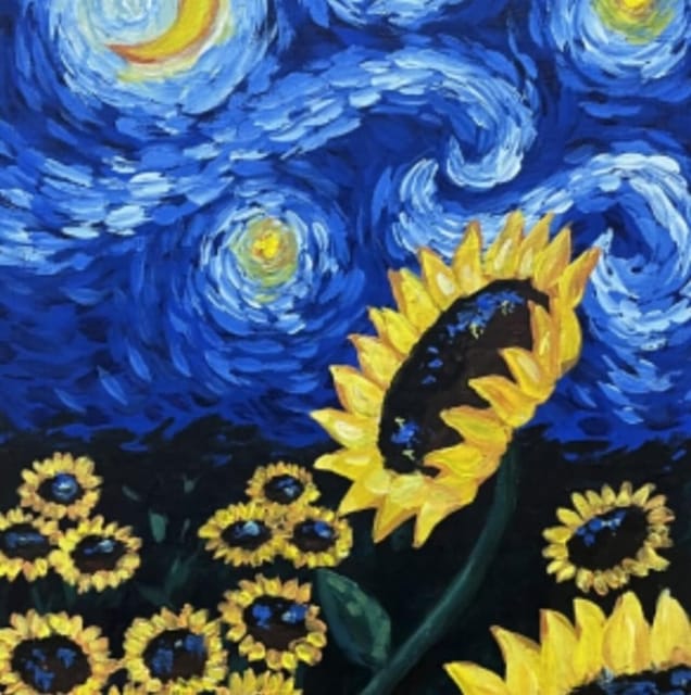 Barcelona: Wine and Van Gogh Paint and Sip Painting Class - The teaching style and language setup