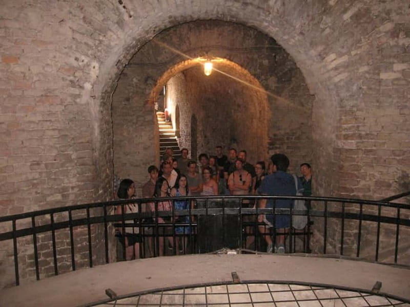 Belgrade: Underground Tour with Glass of Wine - The Roman Well inside Belgrade Fortress