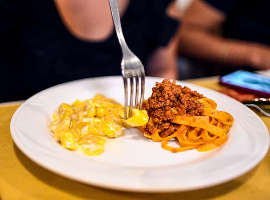 Bologna: Local Food Tour with Authentic Tastings and Wine - Handmade pasta and Lasagna Verde