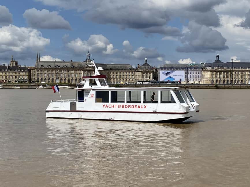 Bordeaux: River Garonne Cruise with Glass of Wine and Canelé - Going farther toward the stadium and back