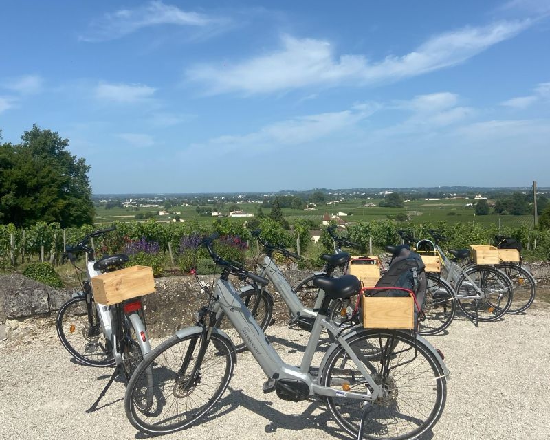 Bordeaux: St-Emilion Vineyards e-Bike Tour with Wine & Lunch - A Great Classified Growth château and a picnic lunch