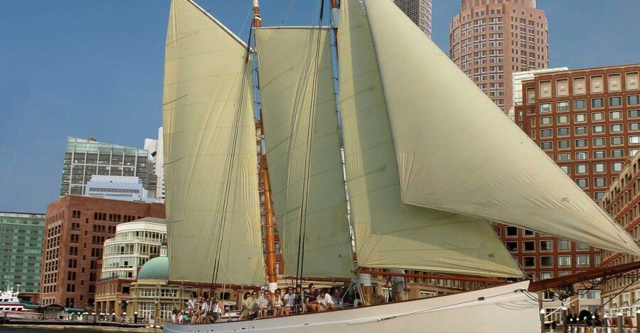 Boston: Harbor Champagne Sunset Sail from Rowes Wharf - Setting out from Rowes Wharf behind the Boston Harbor Hotel