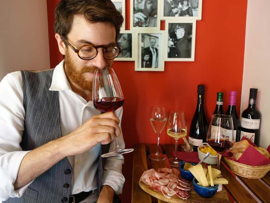 Boutique Wine Tasting in Turin City Center - Four glasses, several sides of Piedmont