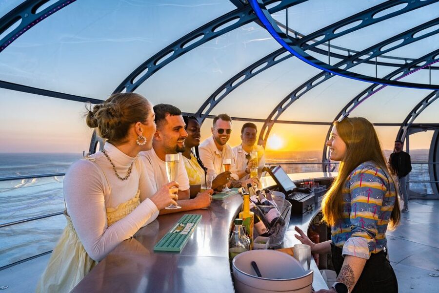 Brighton: i360 Entry & Champagne (Soft Drink for Under 18s) - Booking, cancellation, and access details