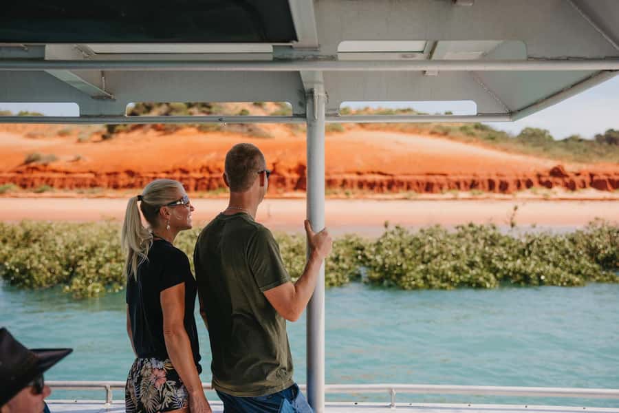 BROOME: SCENIC & PREHISTORIC CRUISE- Wine & Gourmet Platters - Dampier Creek with bubbles and platters