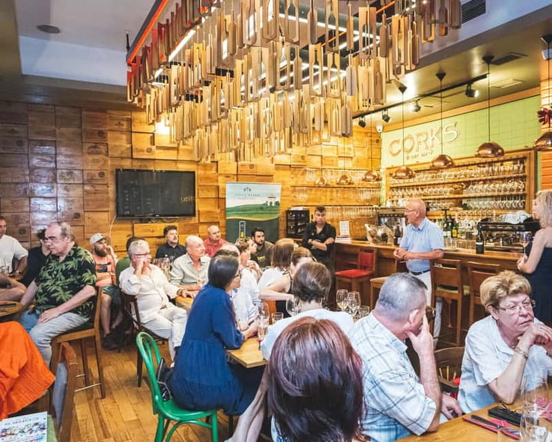 Bucharest: Romanian Wine Tasting Experience at Corks - Snacks, atmosphere, and the Corks setting