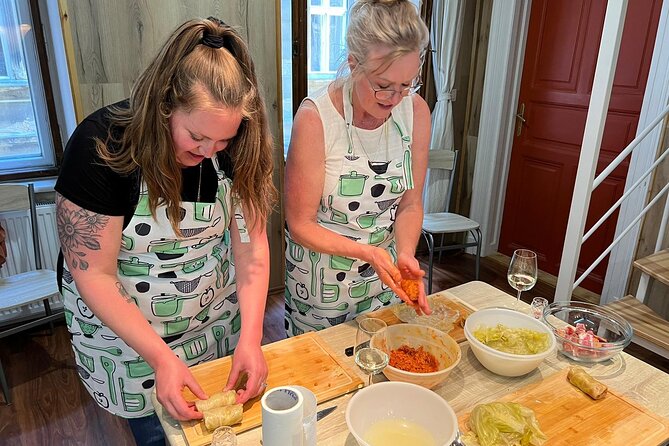 Budapest Cooking Class & Market Tour with Local Guide & Wines - Tasting salami, pickles, pálinka, and local wine