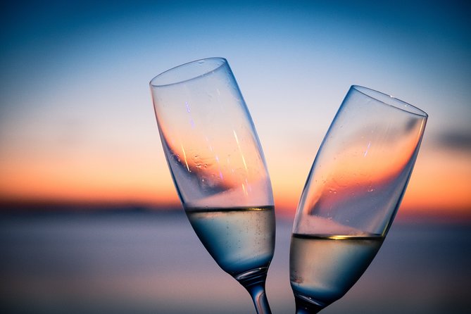 Champagne Sunset Sail from Margaritaville - A Champagne Toast With St. Thomas as the Backdrop