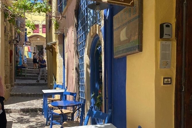 Chania Walking Food And Wine Night Tour - Cheese, wine, and sunset beside the Venetian port
