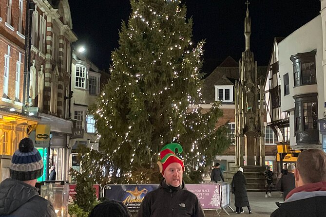 Christmas Mulled Wine Walk of Winchester - Castle remains and the King Arthur connection