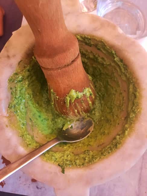 Cinque Terre: Pesto Making Class with Wine and Food Tasting - Key details before you book