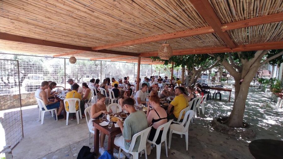 Crete: Trypiti Beach Off-Road South Tour w/ Lunch & Wine - Zaros Lake gives the morning a peaceful start