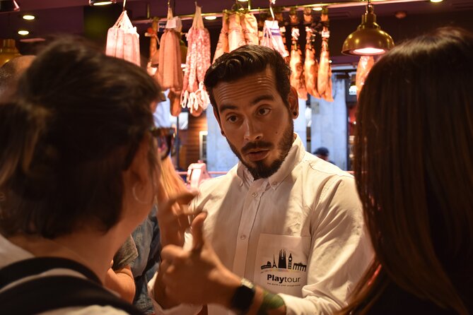 Cultural Walking Tour in Barcelona with Food & Wine Tasting - The Temple of Augustus inside the medieval city