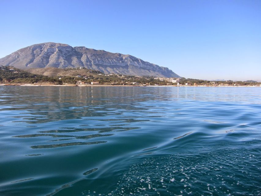 Denia: Cova tallada Catamaran Trip w/ Mussel Tasting & Wine - The First 20 Minutes Toward Las Rotas