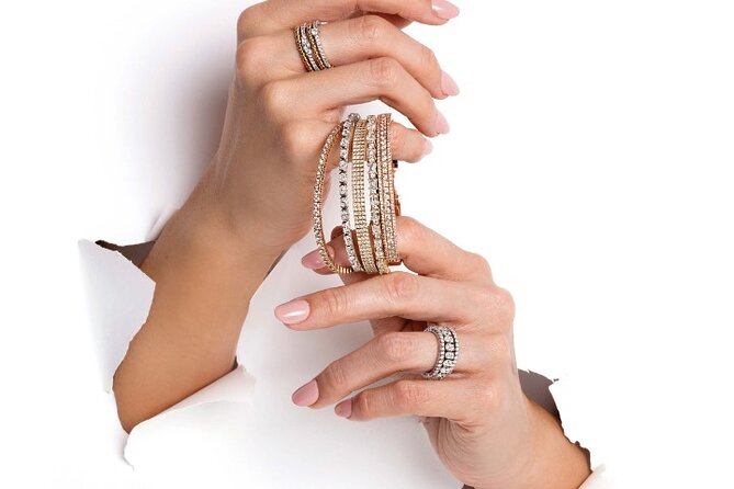 Diamond Shopping Experience with Champagne - Browsing bridal, designer, and investment pieces