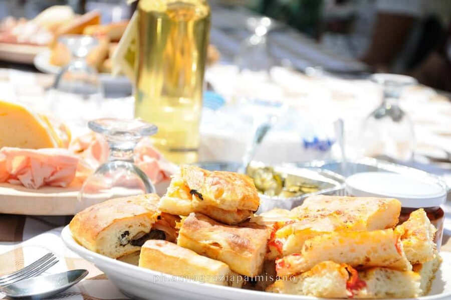 Dinner in the vineyard and wine tasting under the stars - Starting with five Apulian appetizer courses