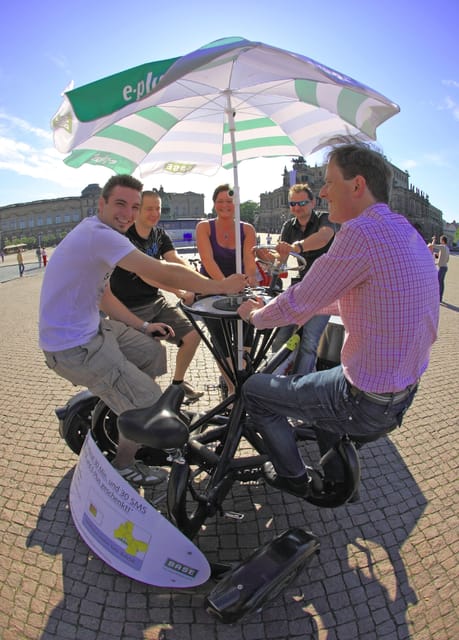 Dresden Bike Tour with Wine Tasting - Three wines and a relaxed break