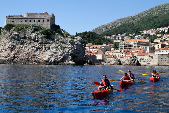 Dubrovnik: Sunset Kayaking & Snorkeling with water &wine - Around Lokrum Without an Island Visit