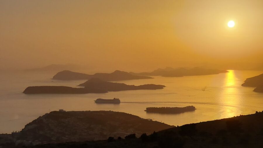 Dubrovnik: Sunset Panorama Tour with Glass of Wine - The Ombla spring, where a river begins