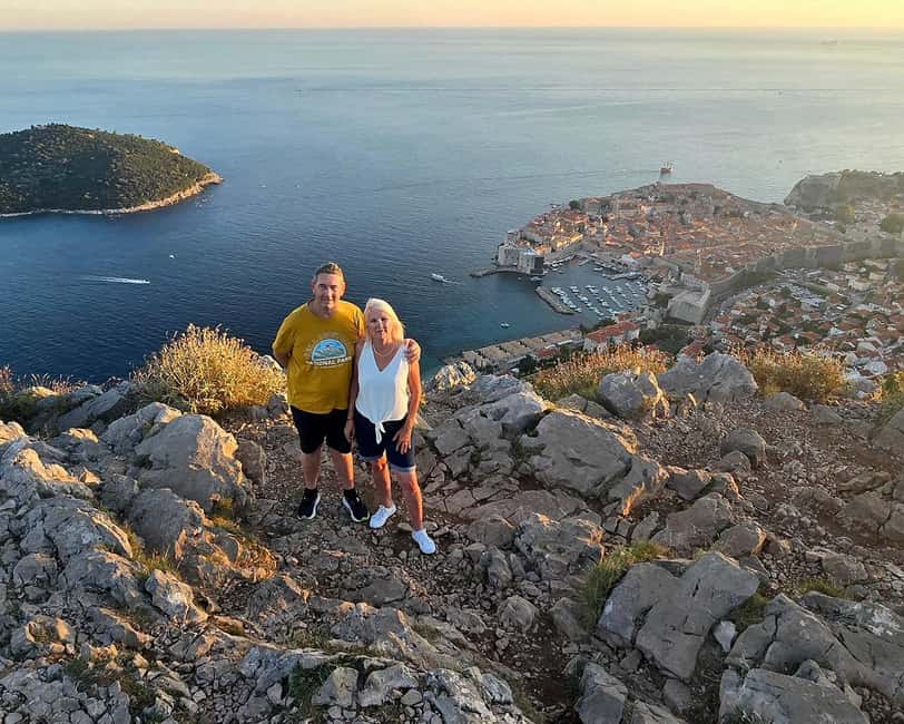 Dubrovnik Sunset Tour with Scenic Views and Local Wine - Hotel Adria and the open Adriatic view