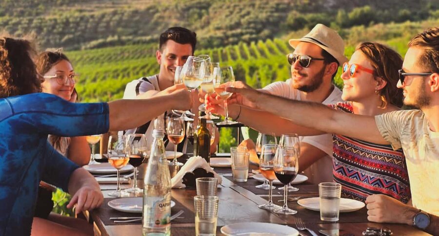 Durres Countryside Vineyards Wine Tasting & Food Pairing - Inside the Communist-era wine cellar