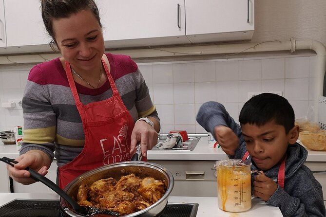 Easy Cooking Class Budapest - with Market Walk (local wine & pálinka included) - A class taught by the chef, not a cooking show