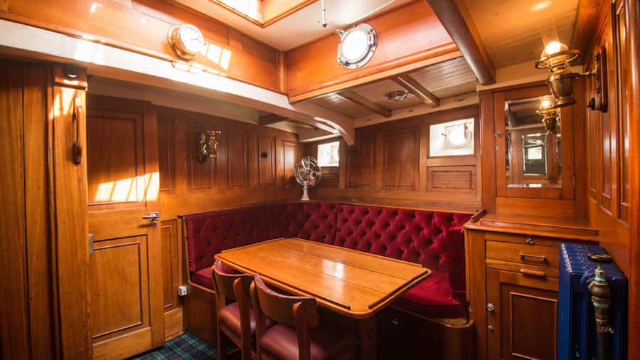 Evening Champagne Cruise on Historic 1935 Motor Yacht. - Setting out from Te Anau’s historic wharf
