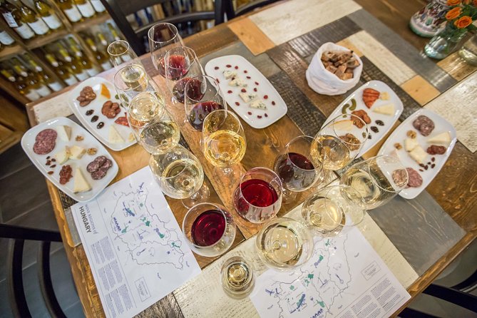Evening Wine, Cheese, & Charcuterie Tasting in Budapest - White wines with cheese and local pairings