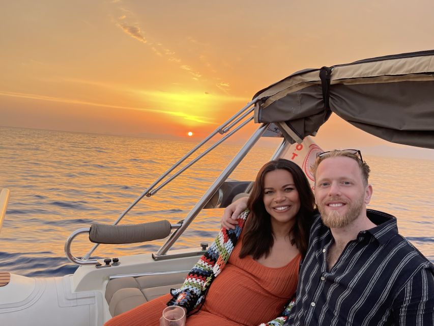 Faliraki: Evening RIB Cruise with Champagne and Sunset Views - Rhodes Town and the old Colossus harbor