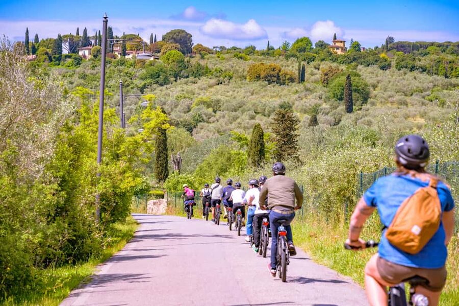 Florence: Chianti E-Bike Tour with Lunch & Two Wine Tastings - The winery visit and Chianti Classico tasting